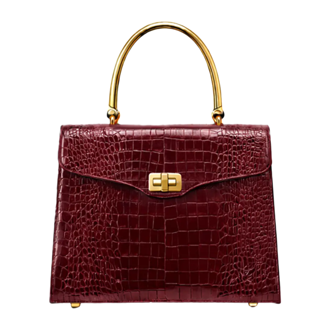 Cartera de cuero origen rubra