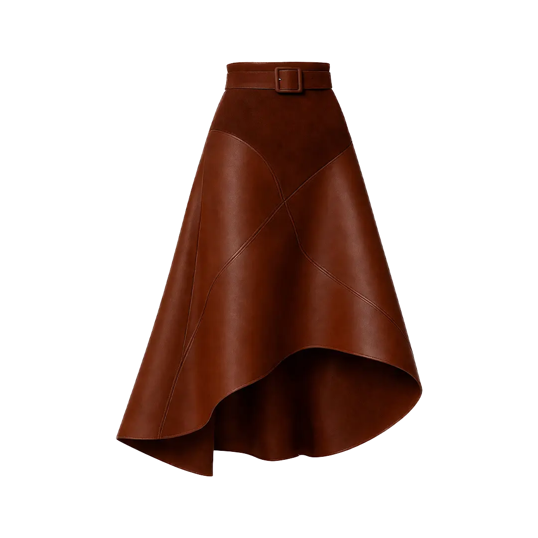 Falda de Cuero Bruno